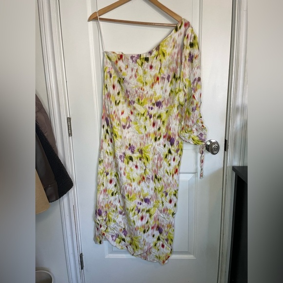 Target Future Collection Floral One shoulder Midi Dress - Picture 6 of 8